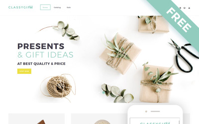 Responsive Classygift - Gifts Templates E-commerce Shopify Theme #79519