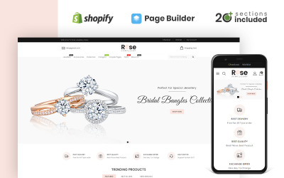 Rose Jewellery Shopify Theme
