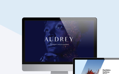 Audrey Creative &amp; Clean PowerPoint template