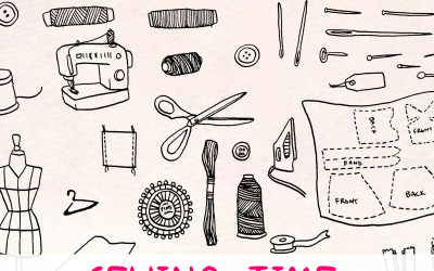 92 Costura, Costura e Moda - Ilustração