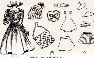 82 Fashion and Clothing - Illustration