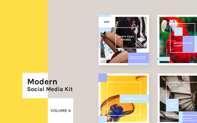 Modern Kit (Vol. 4) Plantilla de redes sociales