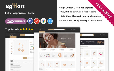 Bgmart - Tema Woocommerce Responsivo para Joyas y Accesorios