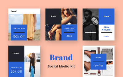 Brand Kit шаблон соціальних медіа