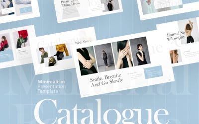 Catalogue - Minimalism PowerPoint template