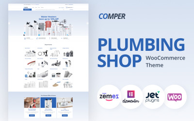 Comper - Sanitär ECommerce Classic Elementor WooCommerce Theme