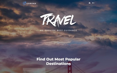 Goroad - Seyahat Acentesi Çok Amaçlı Modern WordPress Elementor Teması
