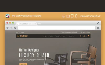 Kézműves bútorok belső PrestaShop téma