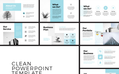 Pehela - Pulisci il modello minimale di PowerPoint