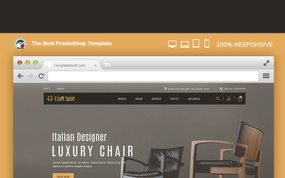 PrestaShop-tema för hantverksmöbler