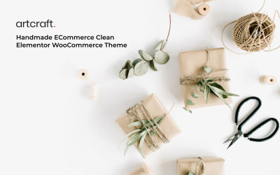 Reszponzív Artcraft - Handmade ECommerce Clean Elementor WooCommerce sablon 79796