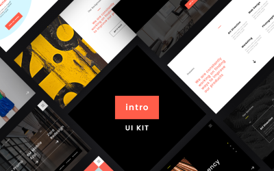 UI-Elemente namens "Intro UI Kit" #79781