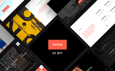 UI prvky "Intro UI Kit" #79781