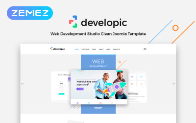 Web Development Responsive Joomla Template #48084