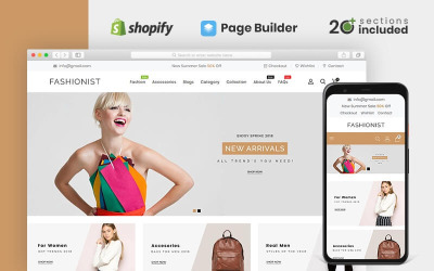 Fashionist Multifunctioneel Shopify-thema
