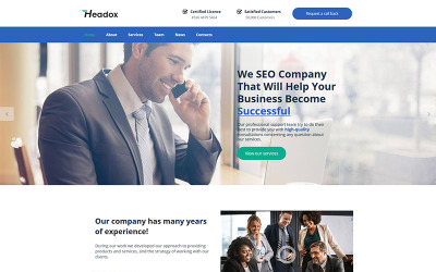 Headox - Serviços de Consultoria Moto CMS HTML Template
