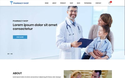 Pharmacy Shop- Multipurpose Ecommerce PSD Template