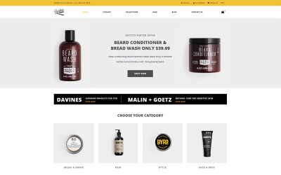 Responsive Barbers - Hair Salon Ready-to-Use Modern Shopify Theme #79857