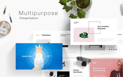 Bunte Business-Mehrzweck-PowerPoint-Vorlage