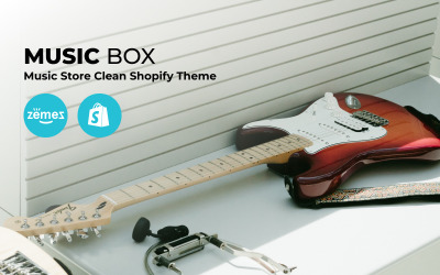 Boîte à musique - Thème Shopify Clean Music Store