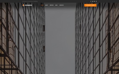 Henmox - tema de elemento WordPress moderno multiuso para construção