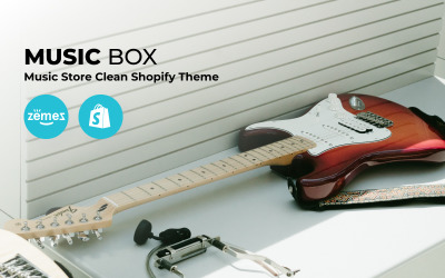 Music Box - Music Store tiszta Shopify téma