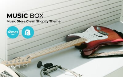 Music Box - Tema da Loja de Música Clean Shopify