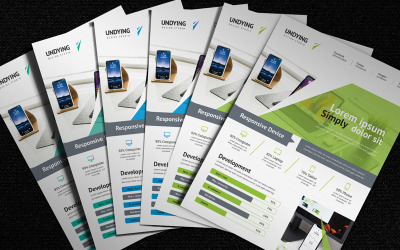 Responsive Device Flyer - Corporate Identity Template
