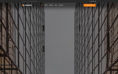 Responsivt Henmox - Construction Multipurpose Modern Elementor WordPress-tema #80057