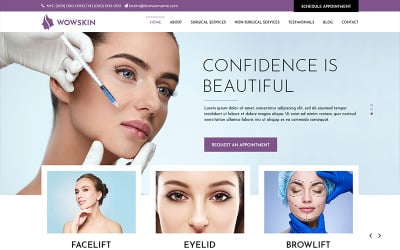 Wow Skin - Skin Care PSD Template