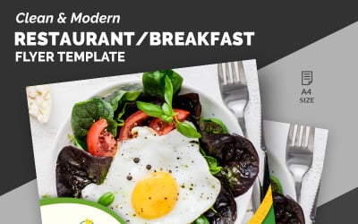 餐厅早餐-企业形象模板