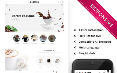 Cofftos - The Beverage Store OpenCart Template