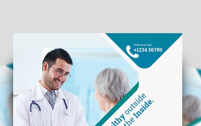 Folleto médico OL - Plantilla de identidad corporativa
