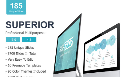 Modello PowerPoint di presentazione superiore