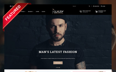 Responzivní OpenCart šablona "Luxury Minimal Fashion Store" #80116