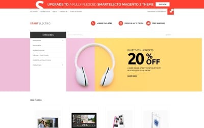 StartElectro - БЕЗКОШТОВНА тема Magento електронної комерції