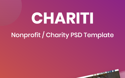 Chariti - PSD-Vorlage für Wohltätigkeitsorganisationen / gemeinnützige Organisationen / Spendenaktionen