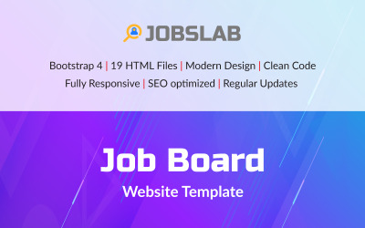 JobsLab - Šablona webových stránek Job Board