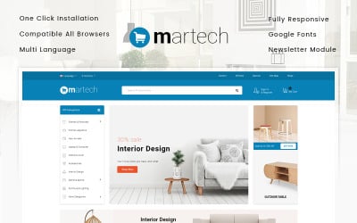 Martech - Furniture Store OpenCart Template