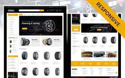 Reserveonderdelen - Auto Wheels Store OpenCart-sjabloon
