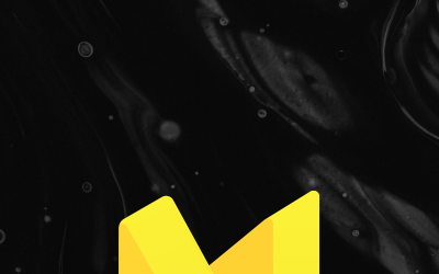 Abstrakta isometriska trianglar logotyp mall