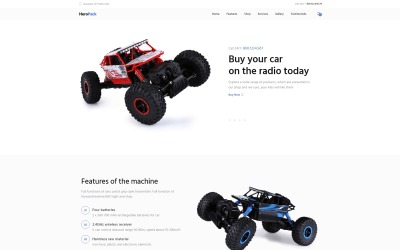 "HeroPack - Toys ECommerce Classic Elementor WooCommerce Theme" 响应式WooCommerce模板 #80335