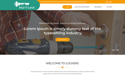 PSD шаблон Mul-T-Lock - Lock Services