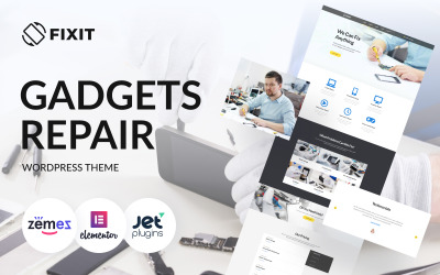 Responsive Fixit - Gadgets Repair Multipurpose Modern Elementor Wordpress #80333