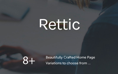 Rettic - Modèle de site Web HTML pour agence de création