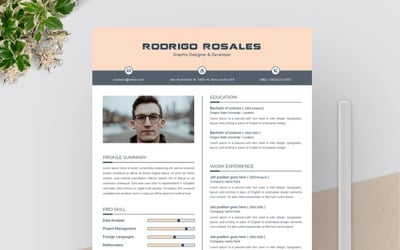 Rodrigo Resume Template