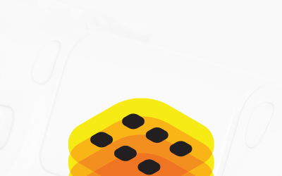 在线掷骰子-手机游戏徽标模板