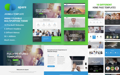Apare - Arrastrar y soltar multiusos receptivo | Plantilla Joomla empresarial
