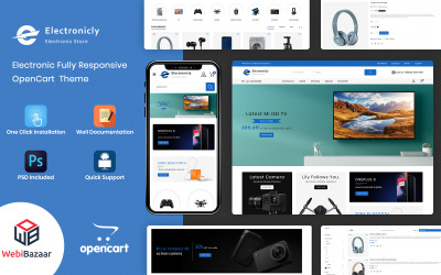 Електроніка - шаблон OpenCart торгового центру