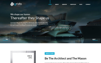 Grido - Architecture PSD Template